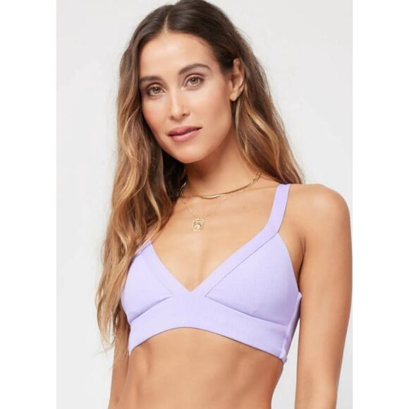l*space Other - L*Space Vera Bikini Top in Wisteria Purple Size Small NWT